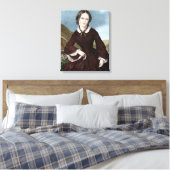 Charlotte Bronte Canvas Afdruk (Insitu (Slaapkamer))