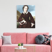 Charlotte Bronte Canvas Afdruk (Insitu (Woonkamer))