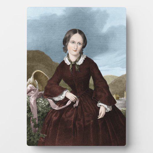 Charlotte Bronte Fotoplaat (voorkant)