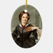 Charlotte Bronte | Keramisch Ornament (Voorkant)