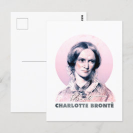 Charlotte Bronte Pink Richmond Painting Portrait Briefkaart