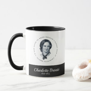 Charlotte Bronte Portrait et Citer Mug