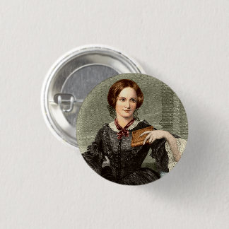 Charlotte Bronte | Ronde Button 3,2 Cm