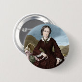Charlotte Bronte Ronde Button 5,7 Cm (Voorkant /achterkant)