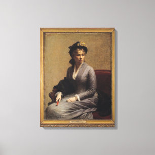 Charlotte Dubourg 1882 Canvas Afdruk
