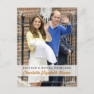 Charlotte Elizabeth Diana - British Royal Princess Briefkaart