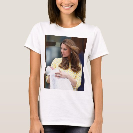 Charlotte Elizabeth Diana - British Will Kate T-shirt (Voorkant)