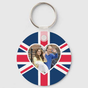 Charlotte Elizabeth Diana - Britse Willen Kate Sleutelhanger