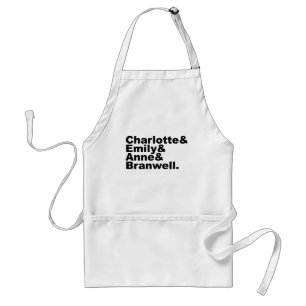 Charlotte Emily Anne Branwell Bronte Zusters Standaard Schort