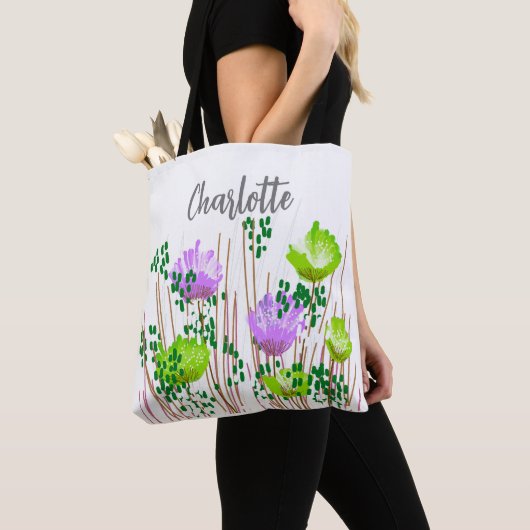 Charlotte Floral Monogram Draagtas (Dichtbij)