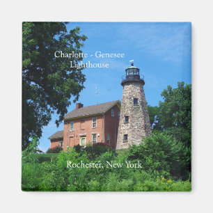 Charlotte - Genesee Lighthouse magnet Magneet