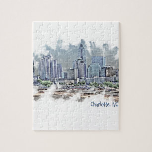 charlotte koningin skyline legpuzzel