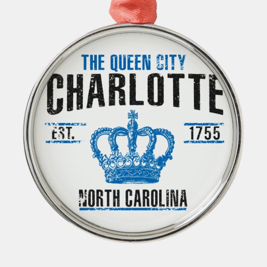 Charlotte Metalen Ornament (Voorkant)