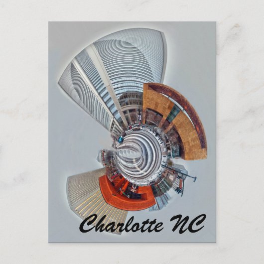 Charlotte NC Briefkaart (Voorkant)