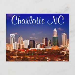 Charlotte NC Briefkaart