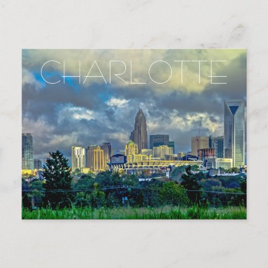 Charlotte NC Briefkaart (Voorkant)