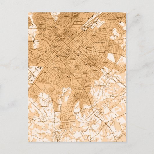 Charlotte NC Briefkaart (Voorkant)