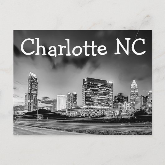 Charlotte NC Briefkaart (Voorkant)