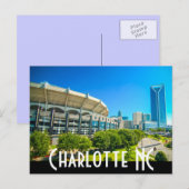 Charlotte NC Briefkaart (Voorkant / Achterkant)