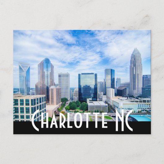 Charlotte NC Briefkaart (Voorkant)