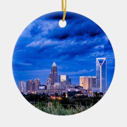 charlotte nc keramisch ornament (Voorkant)