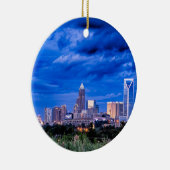 Charlotte NC Keramisch Ornament (Rechts)