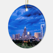 Charlotte NC Keramisch Ornament (Links)