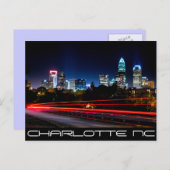 Charlotte NC - KONINGSTAD Briefkaart (Voorkant / Achterkant)