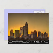 Charlotte NC - KONINGSTAD Briefkaart (Voorkant / Achterkant)