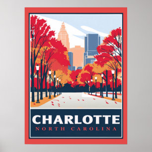 Charlotte, NC Poster