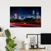 Charlotte, NC Poster (Thuiskantoor)
