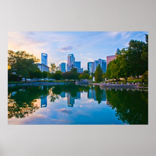Charlotte NC Poster (Voorkant)