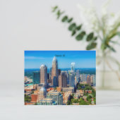 Charlotte, NC skyline foto Briefkaart (Staand voorkant)
