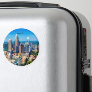 Charlotte, NC skyline foto Magneet