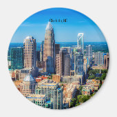 Charlotte, NC skyline foto Magneet (Voorkant)