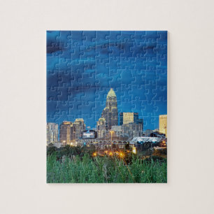 Charlotte NC Skyline Legpuzzel