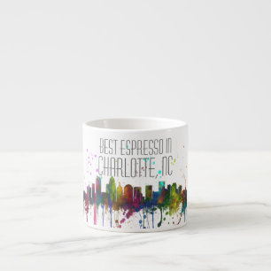 CHARLOTTE, NOORD CAROLINA SKYLINE ESPRESSO KOP