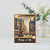 Charlotte, North Carolina |  Briefkaart (Staand voorkant)