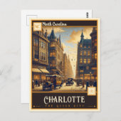 Charlotte, North Carolina |  Briefkaart (Voorkant / Achterkant)