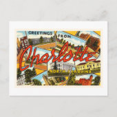 Charlotte North Carolina NC Ancienne carte postale (Devant)