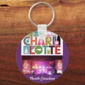 Charlotte North Carolina NC Sleutelhanger (Voorkant)