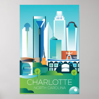 Charlotte, North Carolina Print