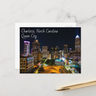 Charlotte, North Carolina- Queen City Briefkaart