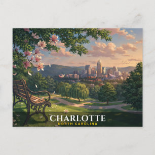 Charlotte North Carolina Reisansichtkaart Briefkaart
