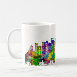 Charlotte North Carolina Skyline Koffiemok
