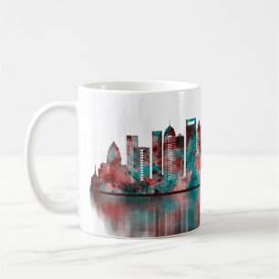 Charlotte North Carolina Skyline Koffiemok