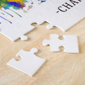 Charlotte North Carolina Skyline Legpuzzel (Zijkant)