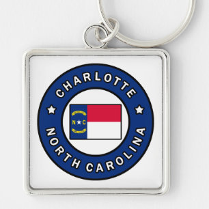 Charlotte North Carolina Sleutelhanger