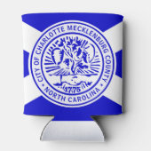 Charlotte (North Carolina) vlag Blikjeskoeler (Achterkant)