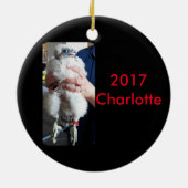 Charlotte, ornement en céramique 2017 (Dos)